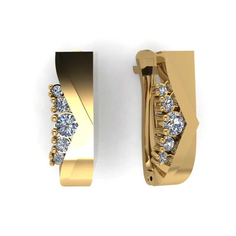 Серьги KJ044