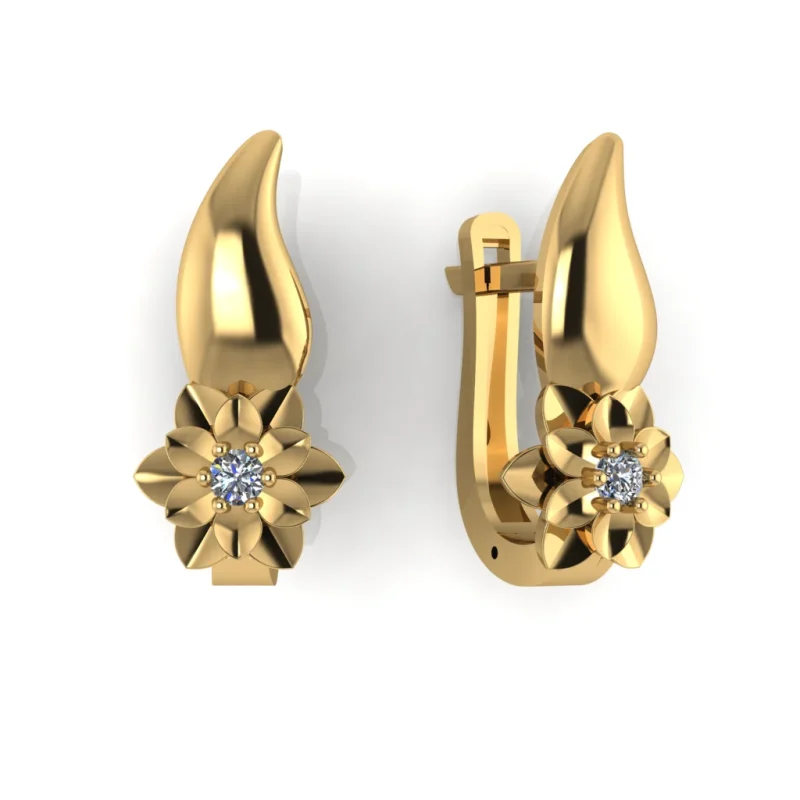 Серьги KJ055