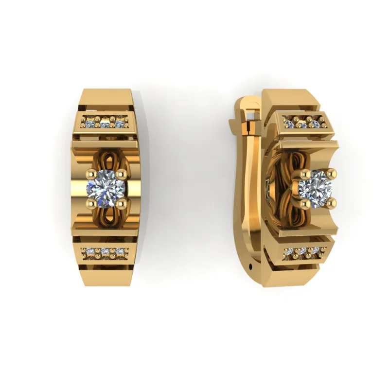 Серьги KJ057