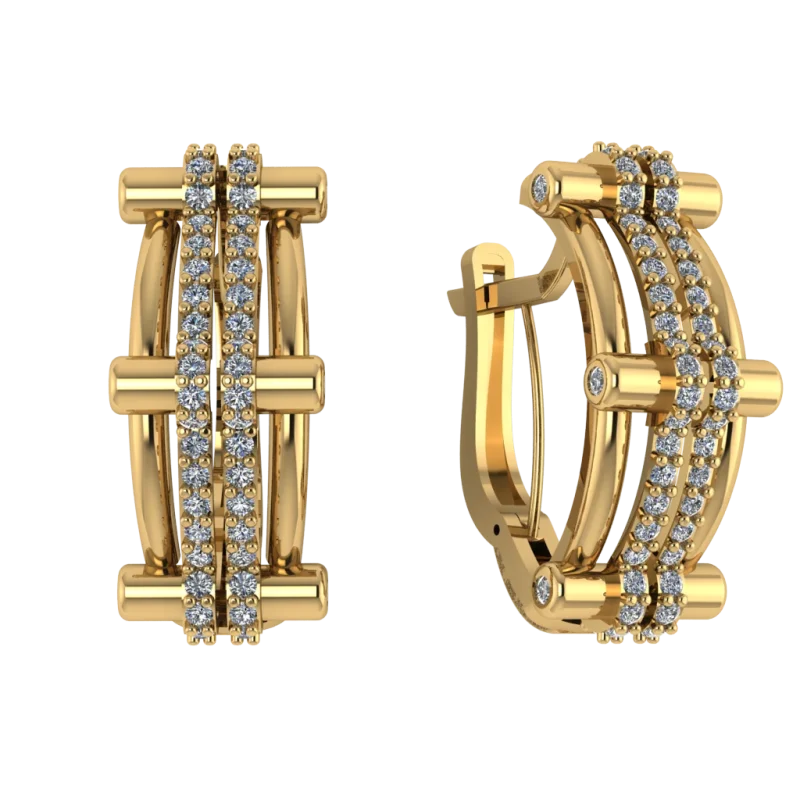 Серьги KJ096