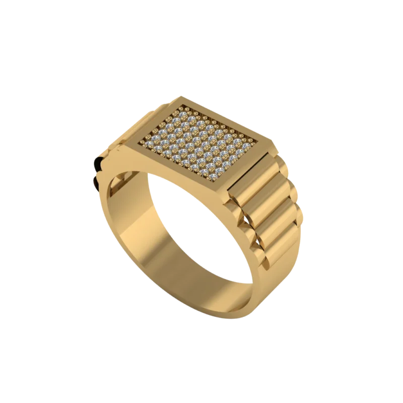 Золотая печатка MR010