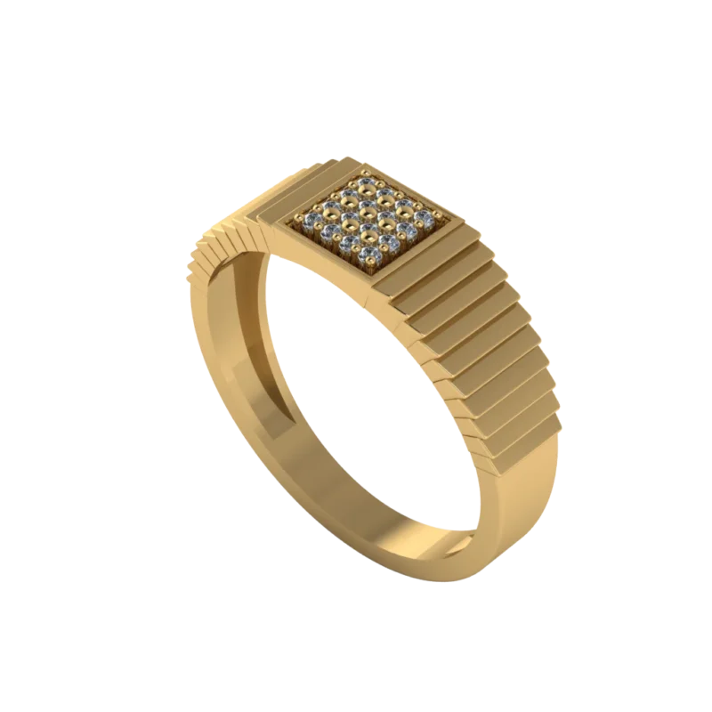 Золотая печатка MR102