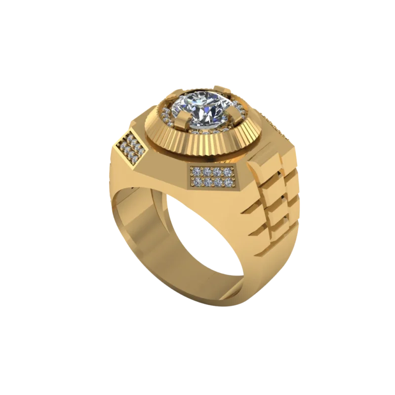 Золотая печатка MR011