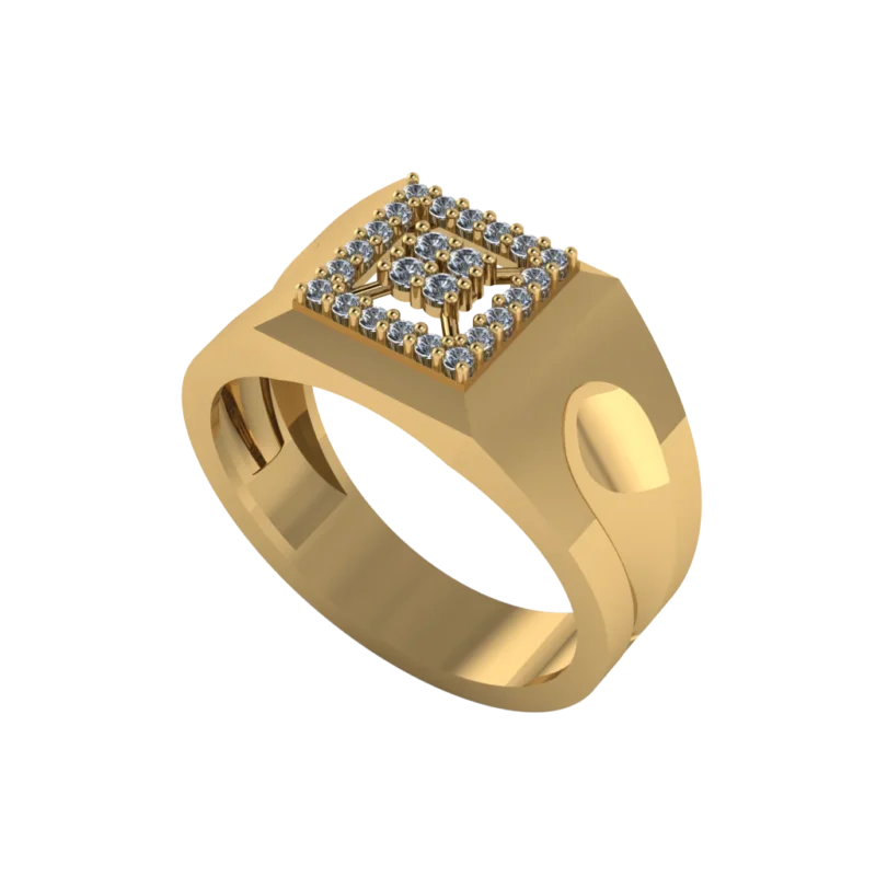 Золотая печатка MR119