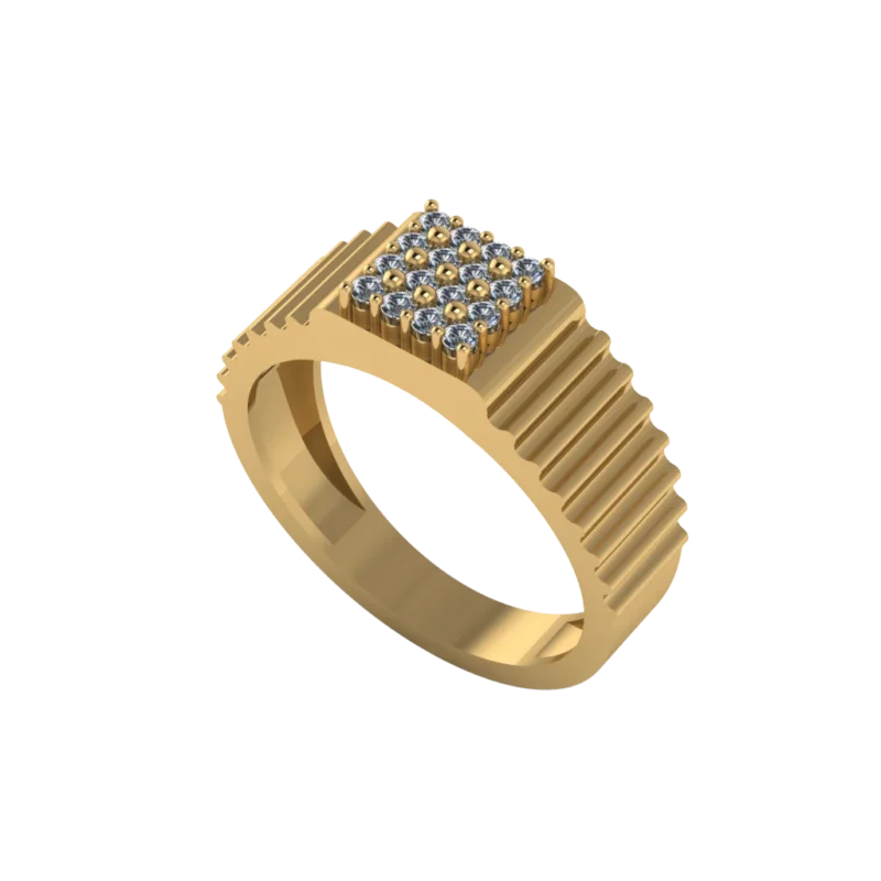 Золотая печатка MR122