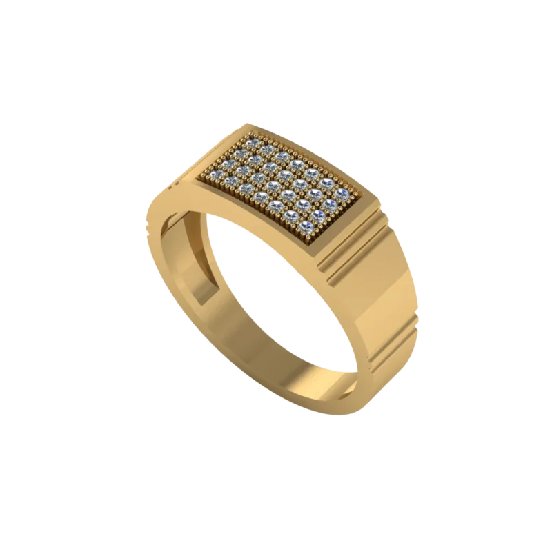 Золотая печатка MR138