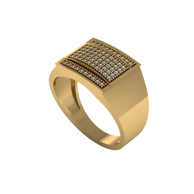 Золотая печатка MR139