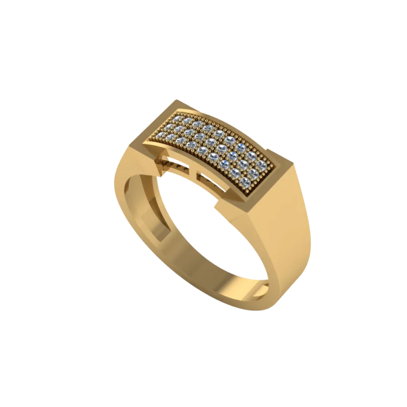 Золотая печатка MR144