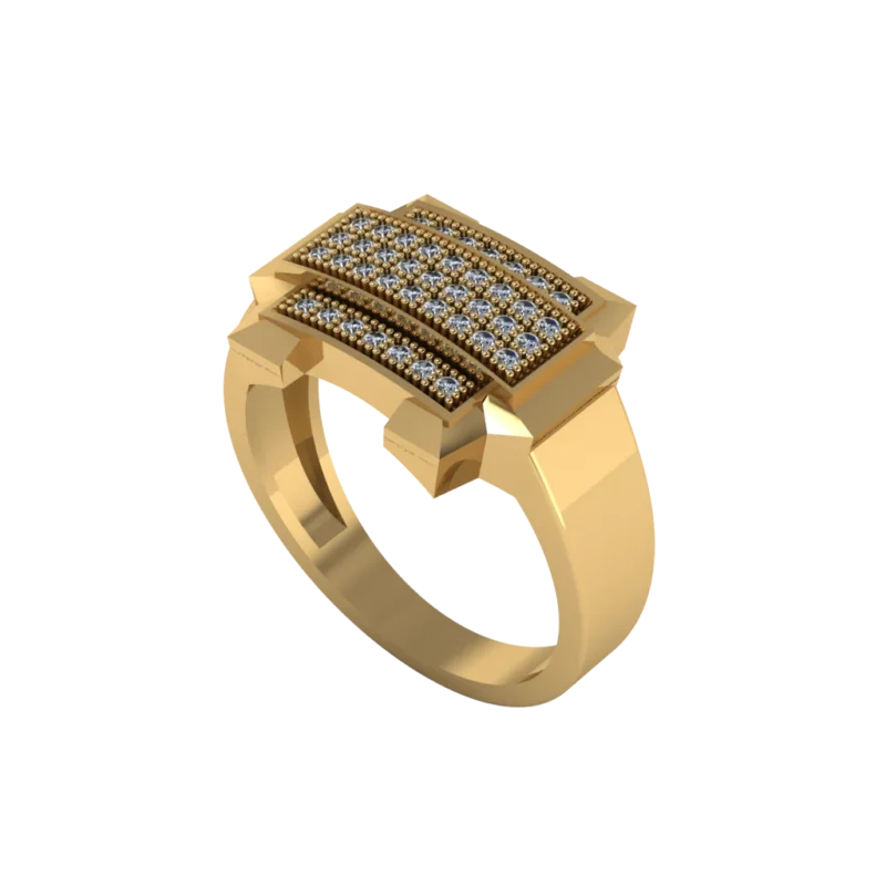 Золотая печатка MR146