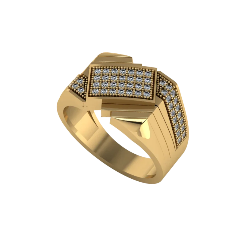 Золотая печатка MR147
