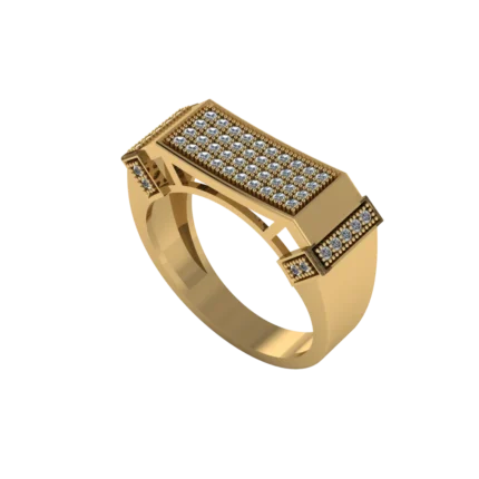 Золотая печатка MR153