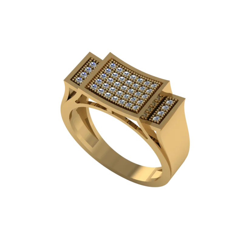 Золотая печатка MR155