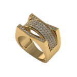 Золотая печатка MR156