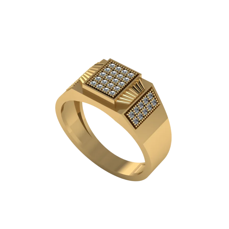 Золотая печатка MR158