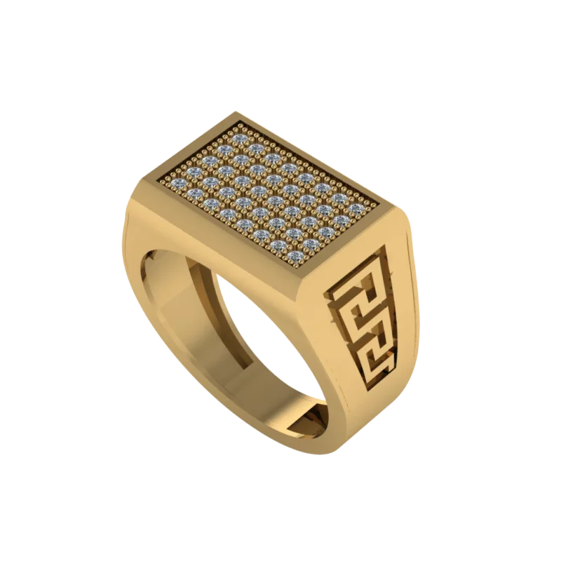 Золотая печатка MR026
