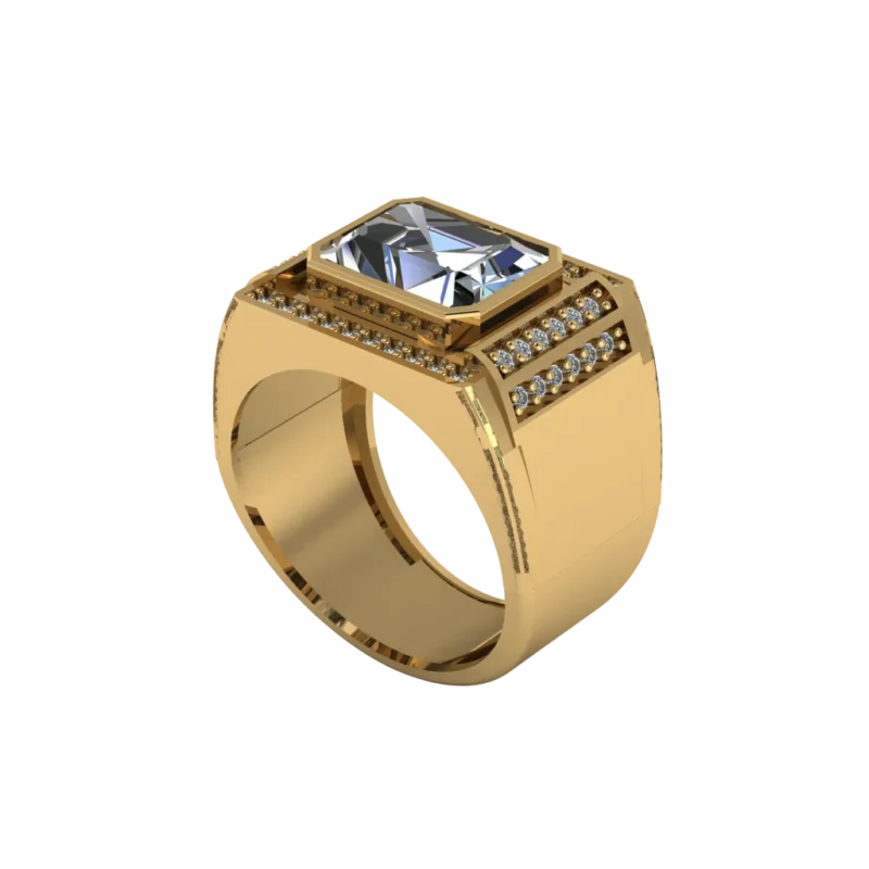 Золотая печатка MR028