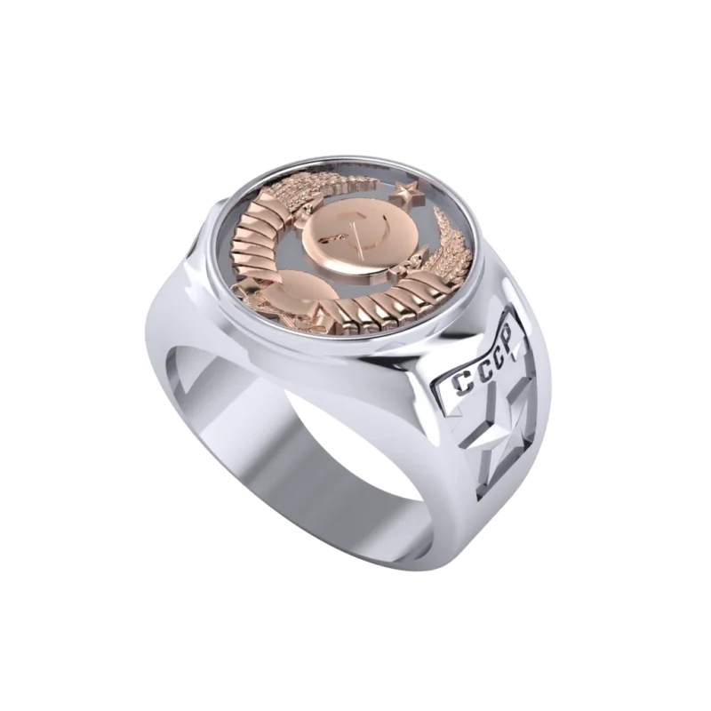 Золотая печатка MR003
