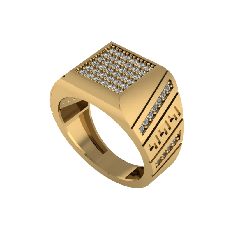 Золотая печатка MR035