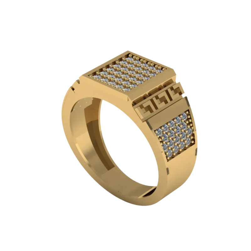 Золотая печатка MR036