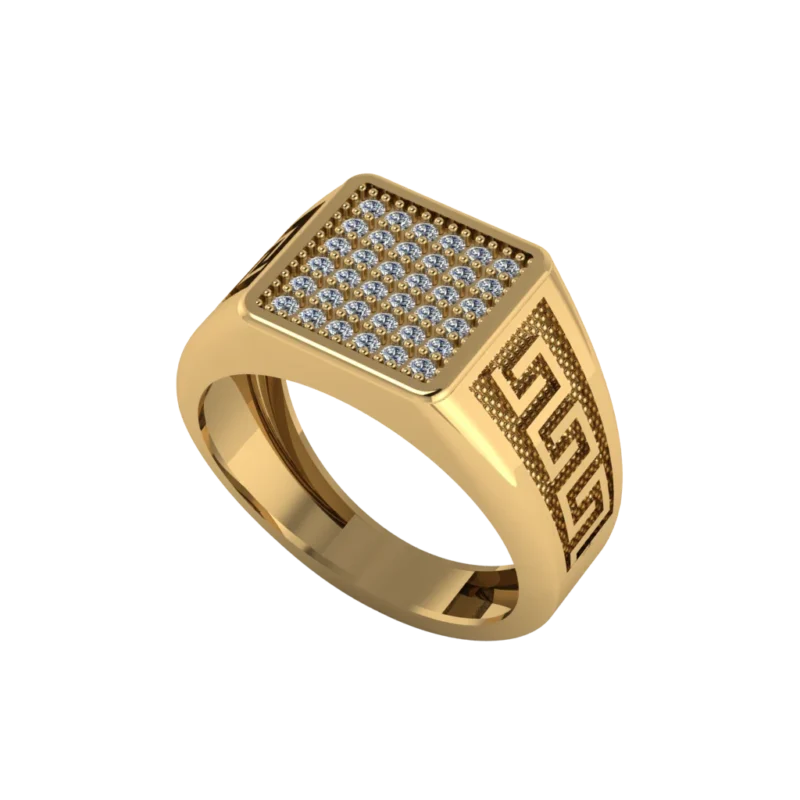Золотая печатка MR037