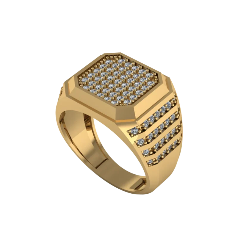 Золотая печатка MR039