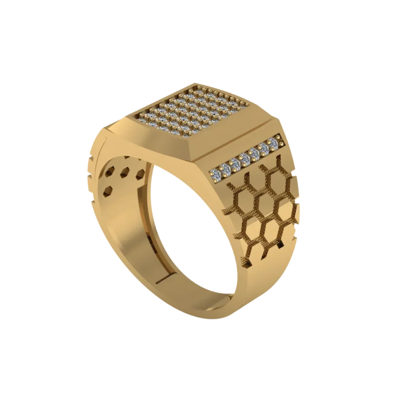 Золотая печатка MR041