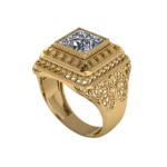 Золотая печатка MR043