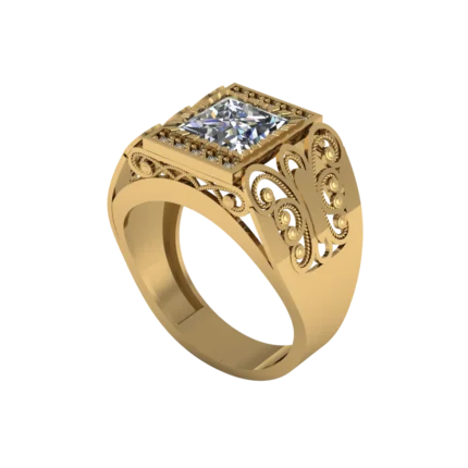 Золотая печатка MR047