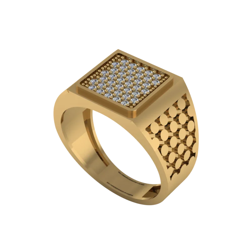 Золотая печатка MR057