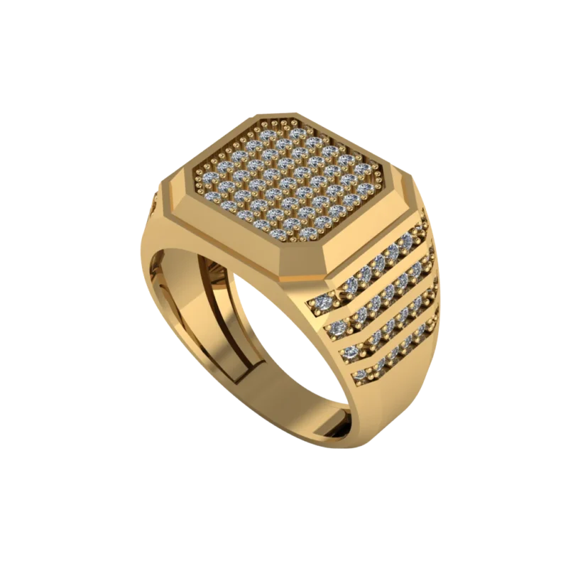 Золотая печатка MR058