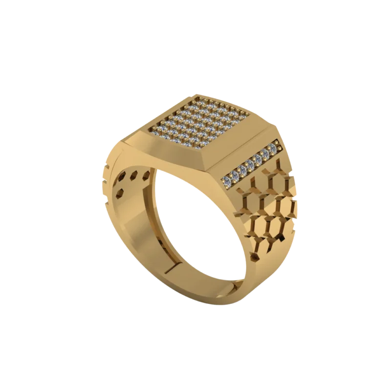 Золотая печатка MR059