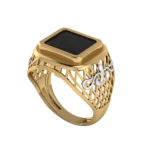 Золотая печатка MR070