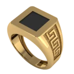 Золотая печатка MR074