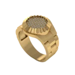 Золотая печатка MR082