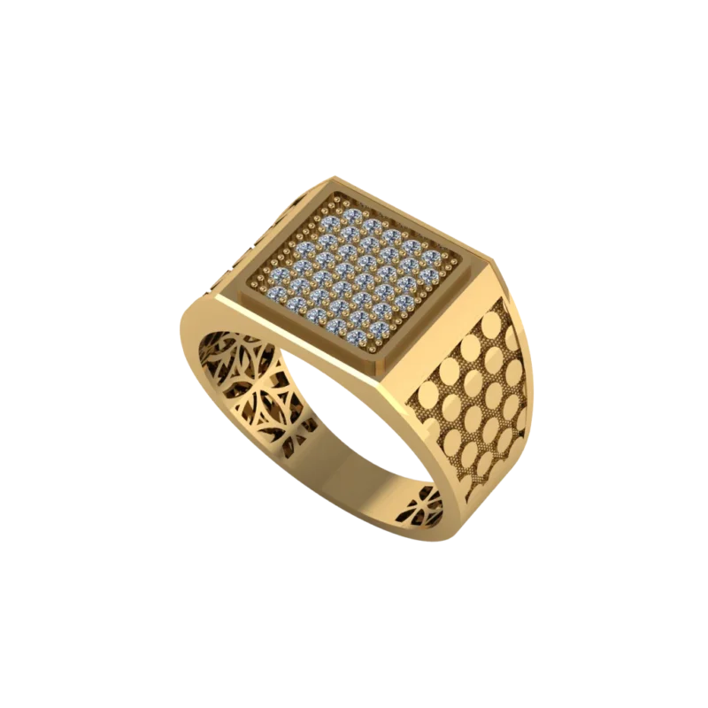 Золотая печатка MR086