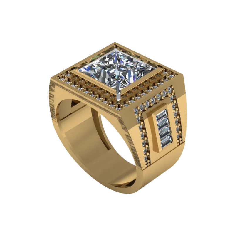 Золотая печатка MR096