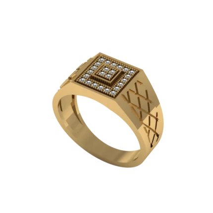 Золотая печатка MR099