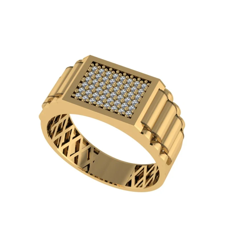 Золотая печатка MRF001