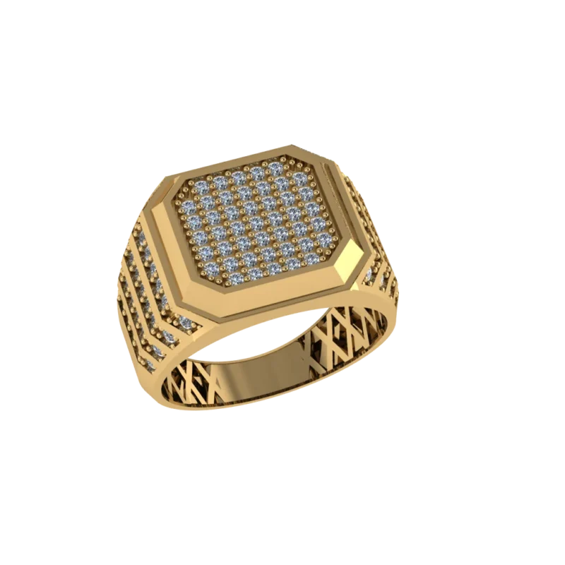 Золотая печатка MRF023