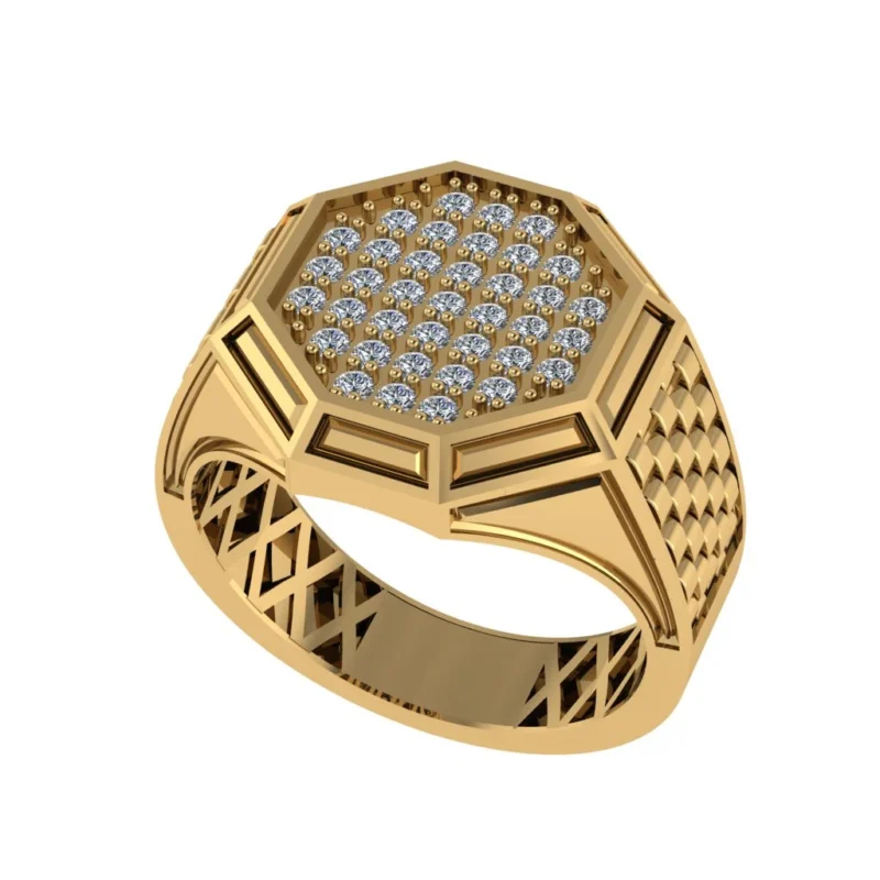 Золотая печатка MRF040