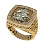 Золотая печатка MRF046