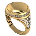 Золотая печатка MRF049