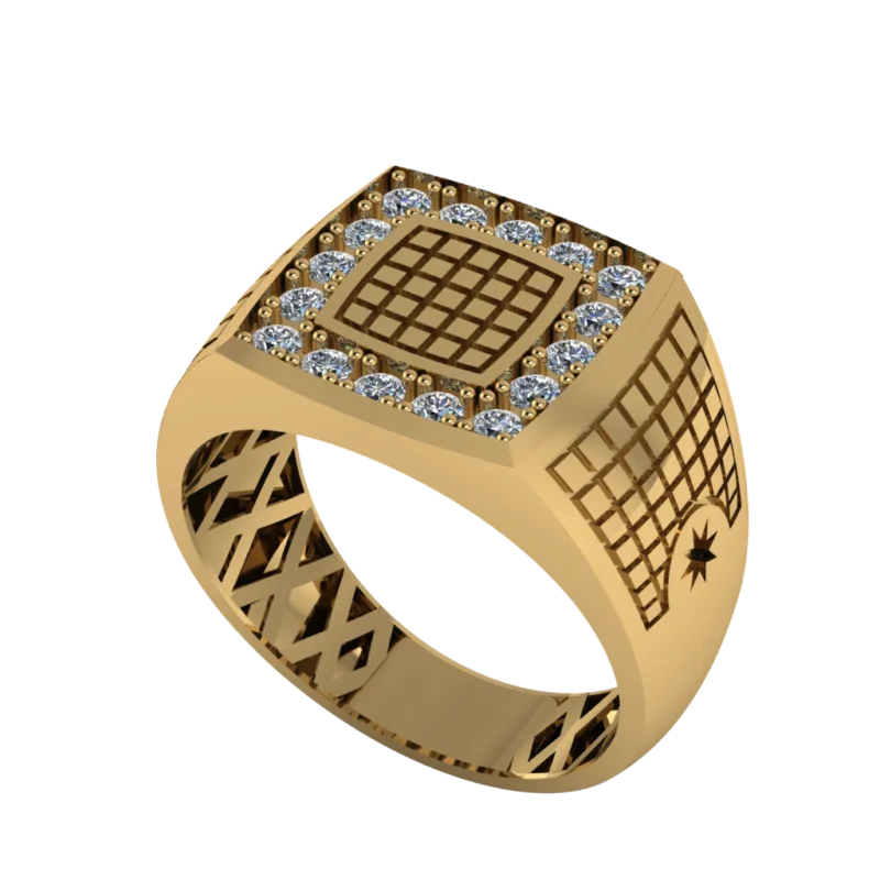 Золотая печатка MRF067