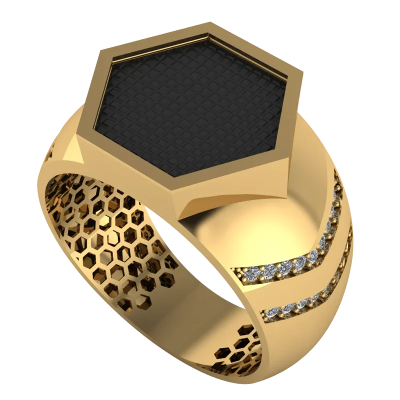 Золотая печатка MRF090