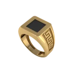 Золотая печатка MR074